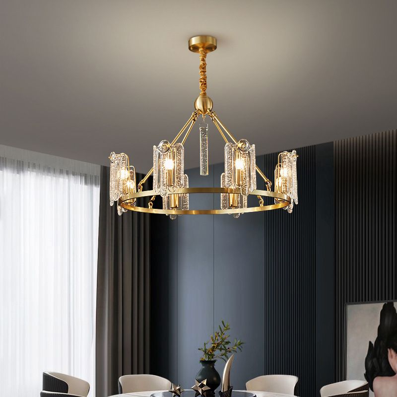 Contemporary Copper Ceiling Pendant Light Metal Hanging Pendant Light for Living Room
