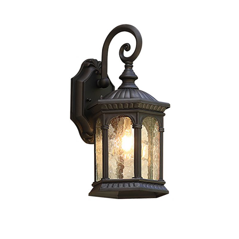 Illuminazione da parete da esterno ombreggiata per la parete vintage in metallo in metallo funce light