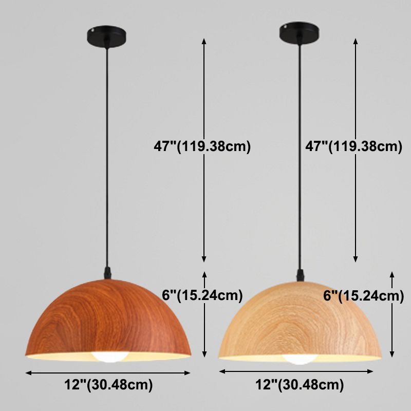 Lampada a soffitto in alluminio in alluminio in stile Nordico Lampadina a sospensione con sfumatura in metallo per barra