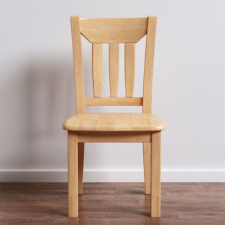 Hedendaagse stoelen Dining Armloze stoel met houten benen voor keuken