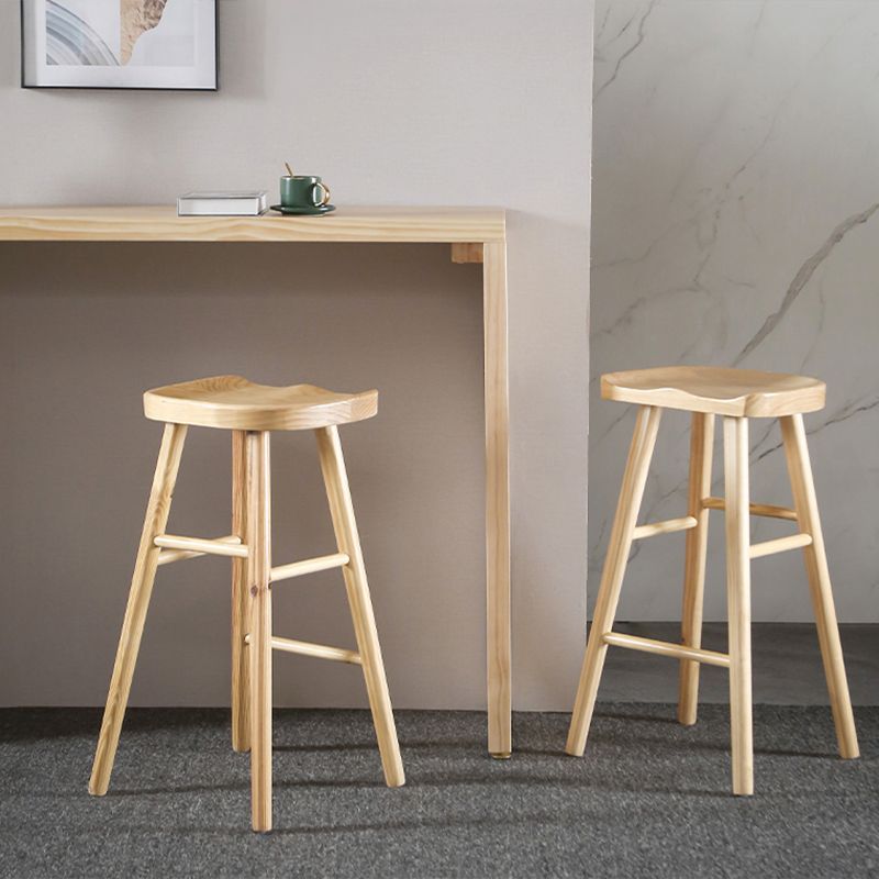 Full Natural Bar Table Set Contemporary 1/2/3 Pieces Rectangular Pub Table Set