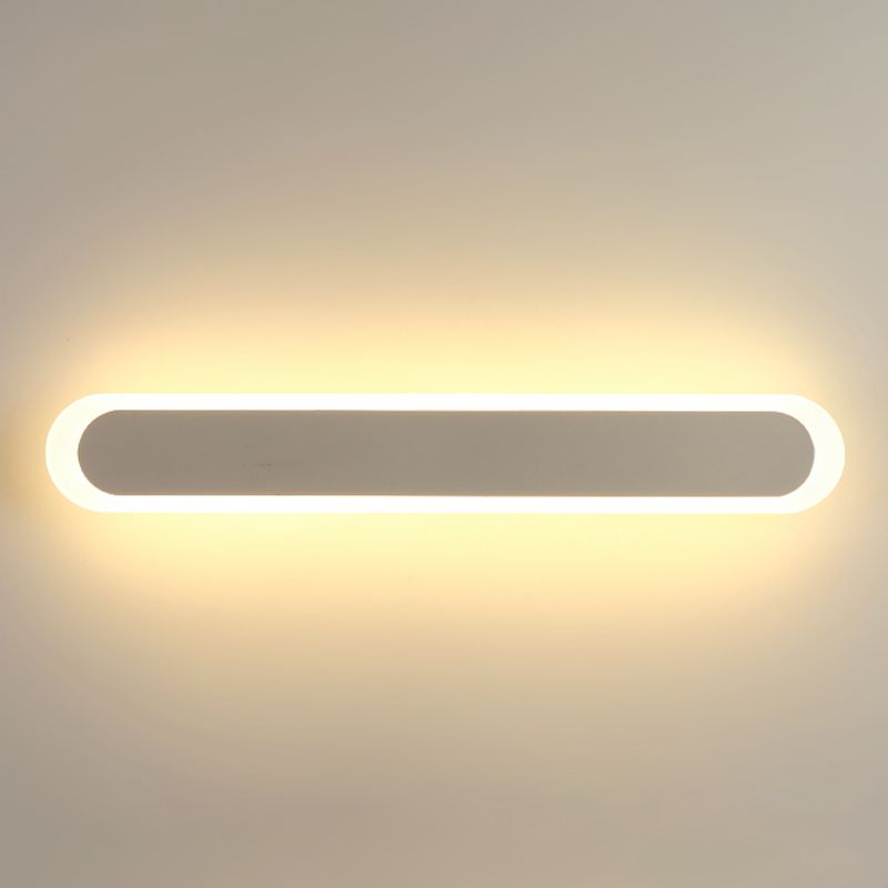 Lámparas lineales lineales de estilo moderno metal 1 lámpara de luz de pared ligera