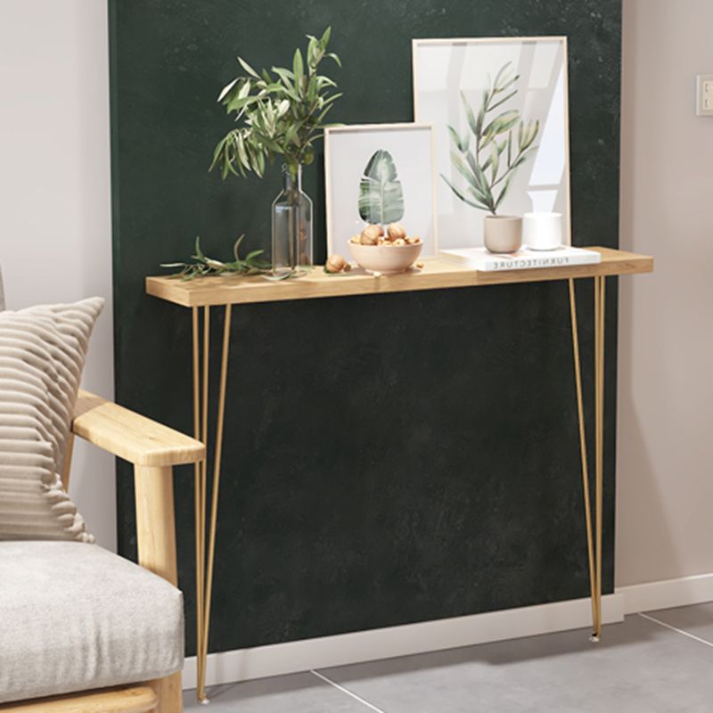 Rectangle Shape Contemporary Console Table Natural Console Sofa Table