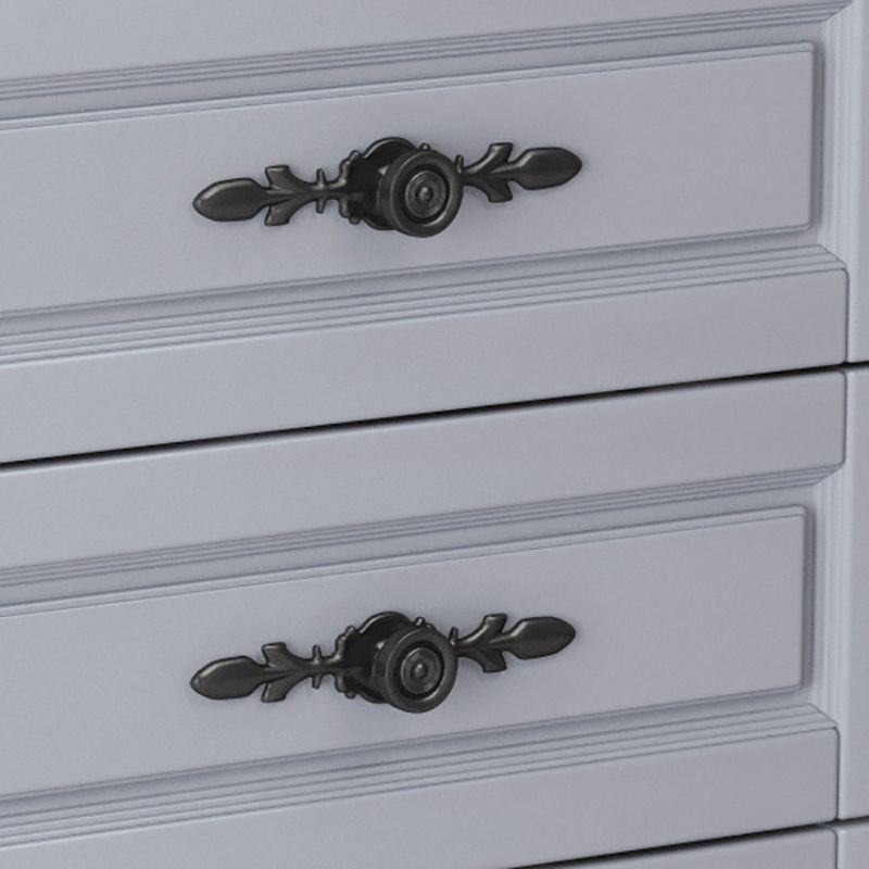 Mid-Century Modern Wood Chest 43.3" Tall 5 - Drawer Accent Chest