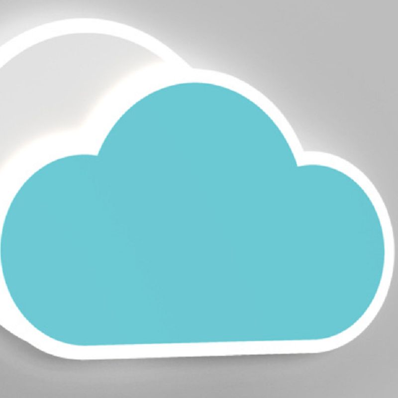 Modern LED Wall Lamp Children Wall Mount Lamp with Acrylic Shade for Bedroom