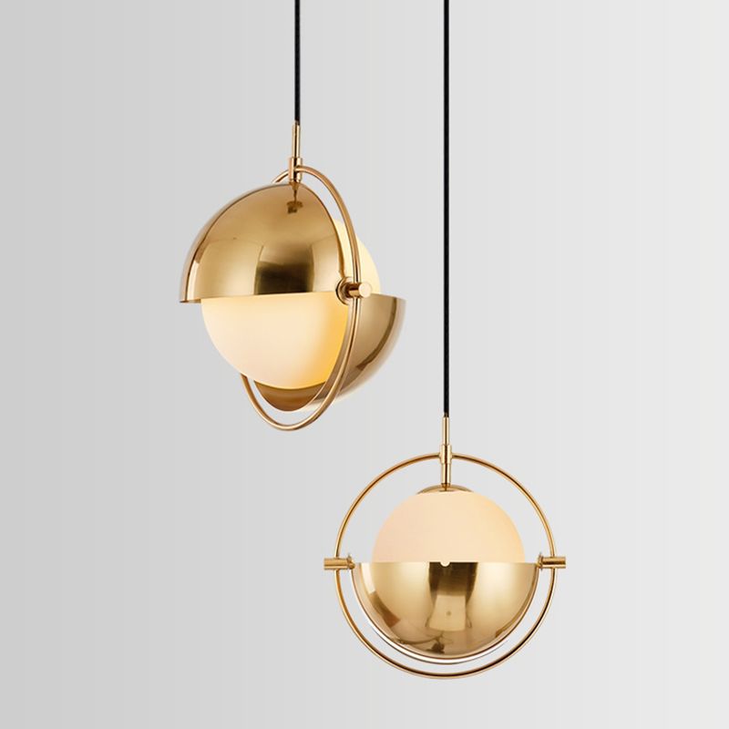 Tonalità mobili contemporanee la luce appesa 1 ciondolo sospensione in metallo leggero per camera da letto