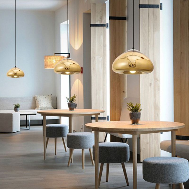 Simplicity Pendant Light Fixture Conical Suspension Pendant Light with Metal Shade