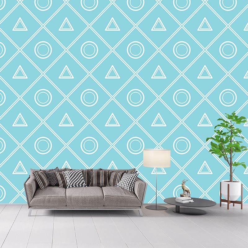 Geometry Wall MuralModern Decorative Dining Room Wall Decor, Custom Size Available