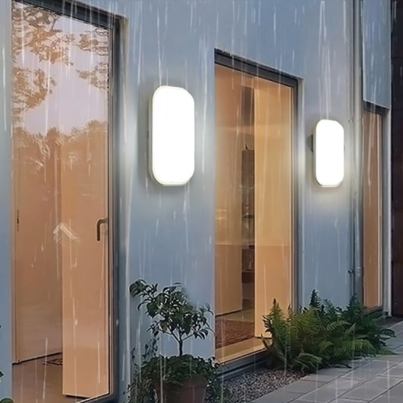 Moderner Stil weiße Wandlicht geometrische Form LED Wandleuchten für Wohnzimmer