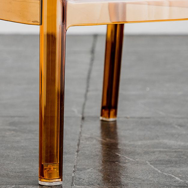 Living Room Acrylic Bar Stools Contemporary Low Back Counter Chair