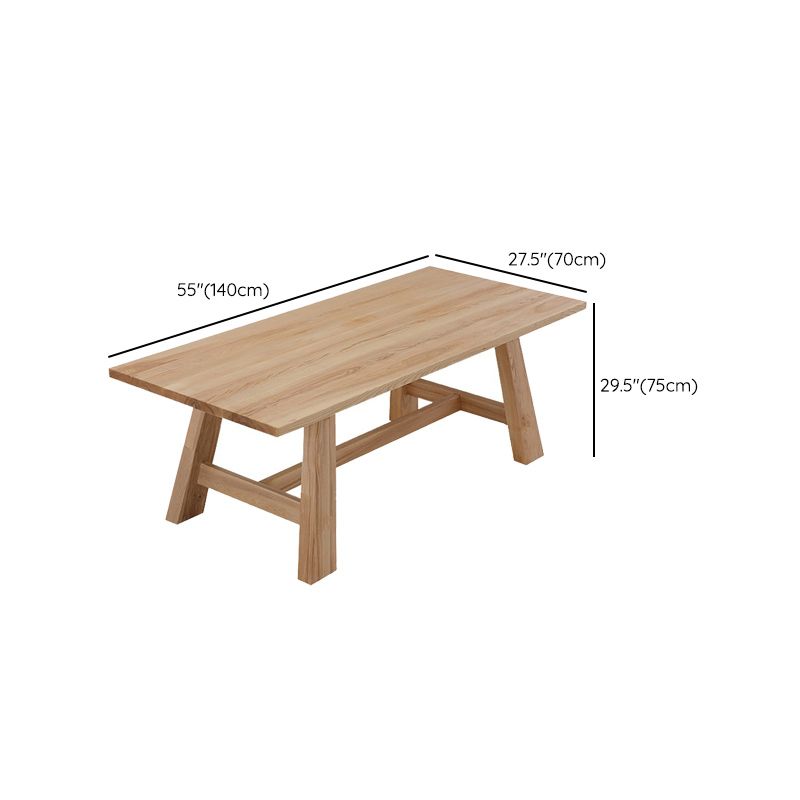Industrial 1/6 Pieces Dining Set Rectangle Wood Dining Table for Dining Room