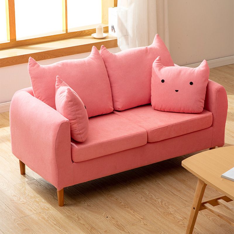Contemporary Tuxedo Arm Sofa Washable Standard Sofa for Living Room, Apartment
