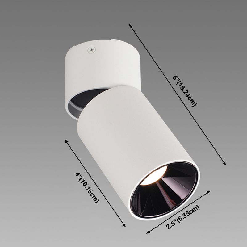 Mini plafonnier cylindrique monté en Surface moderne salon chambre réglable LED Downlight