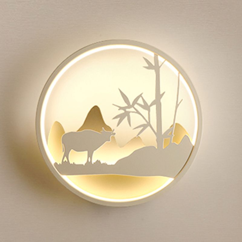 Unique Shape Wall Light Kids Style Metal 1 Light Wall Mounted Light Fixture