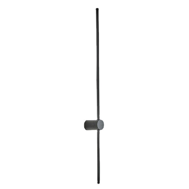 Fissaggi di illuminazione a parete in metallo a linea sottile moderna lampada montata a parete per camera da letto