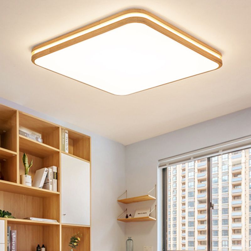 Plafonnier moderne en acrylique à 1 lumière, luminaire de plafond pour chambre à coucher