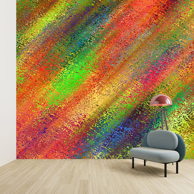 Horizontal Illustration Abstract Pattern Mural Environment Friendly Wallpaper for Room