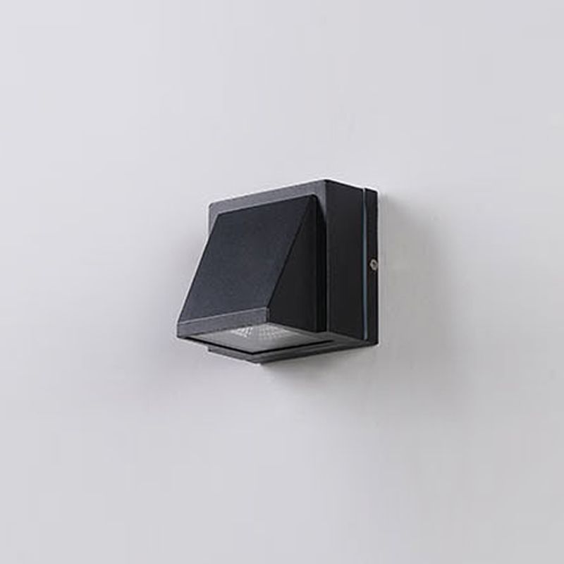 Moderne Aluminium -Wandleuchte geometrische 1 Lichtwandwaschung für Schlafzimmer