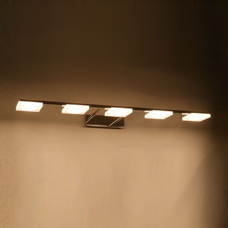 Squadre di metallo Apparecchio di illuminazione da parete semplice lampada con applique a parete a LED