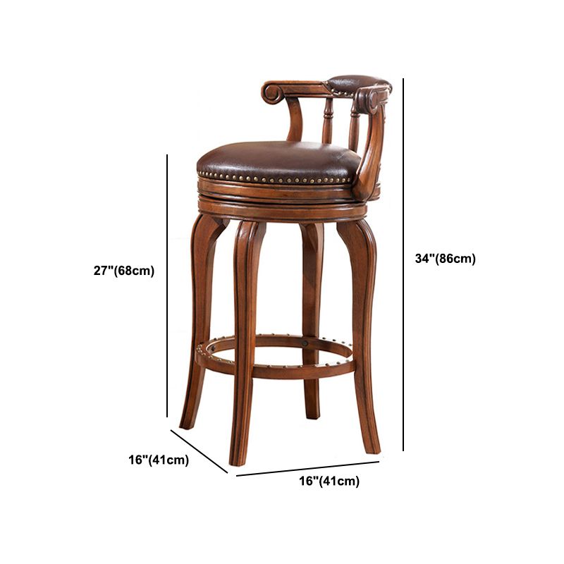 Modern 1/3 Pieces Solid Wood Pub Table Set Round Counter Table for Dining Room