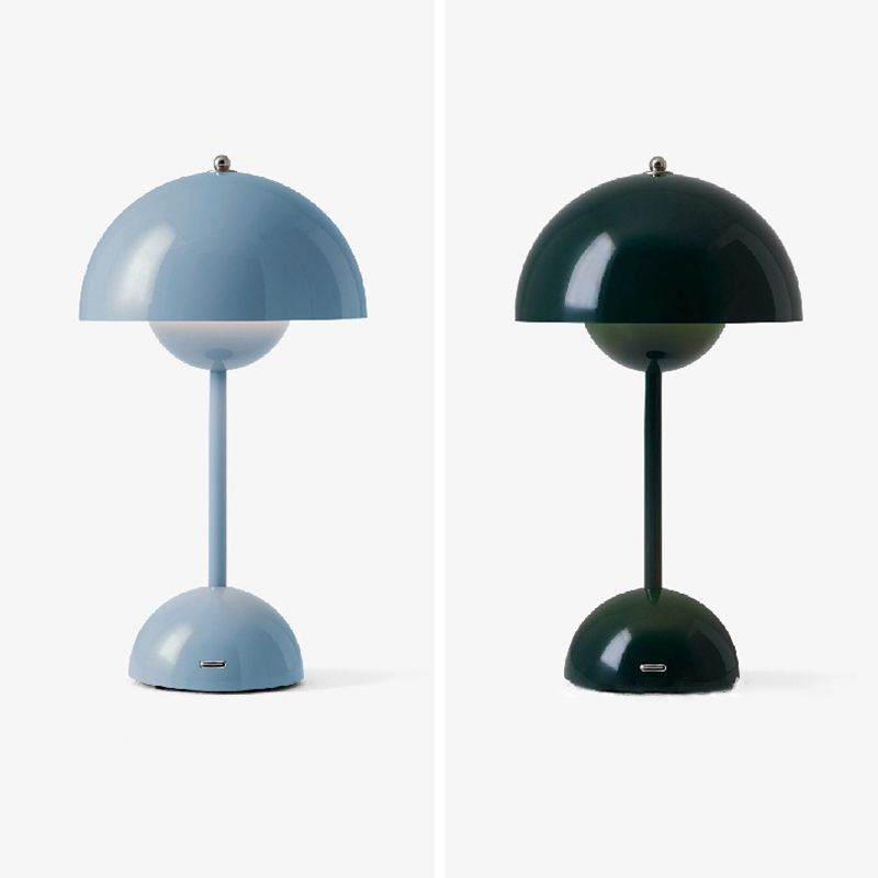 Macaron Simple Table Lamp 1-Light Desk Light with Acrylic Shade for Bedroom