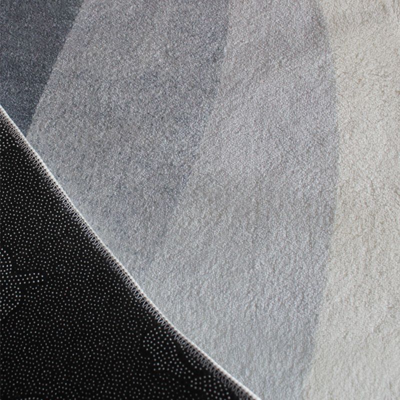 Ausgefallener Wohnzimmer Teppich Farbblock Polyester Fläche Teppich nicht rutschfestem Hintergrund Teppich