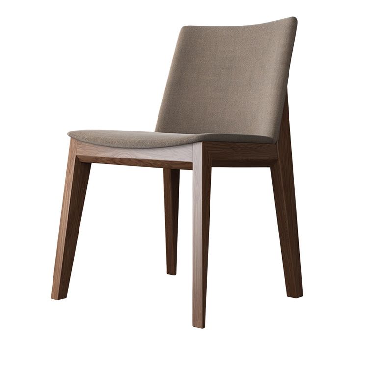Sillas de comedor de estilo moderno, cocina, comedor, silla lateral sin brazos de madera