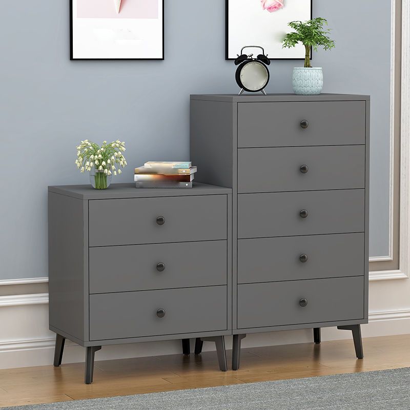 Modern Accent Chest with Soft Close Drawers Scratch Resistant Accent Cabinet