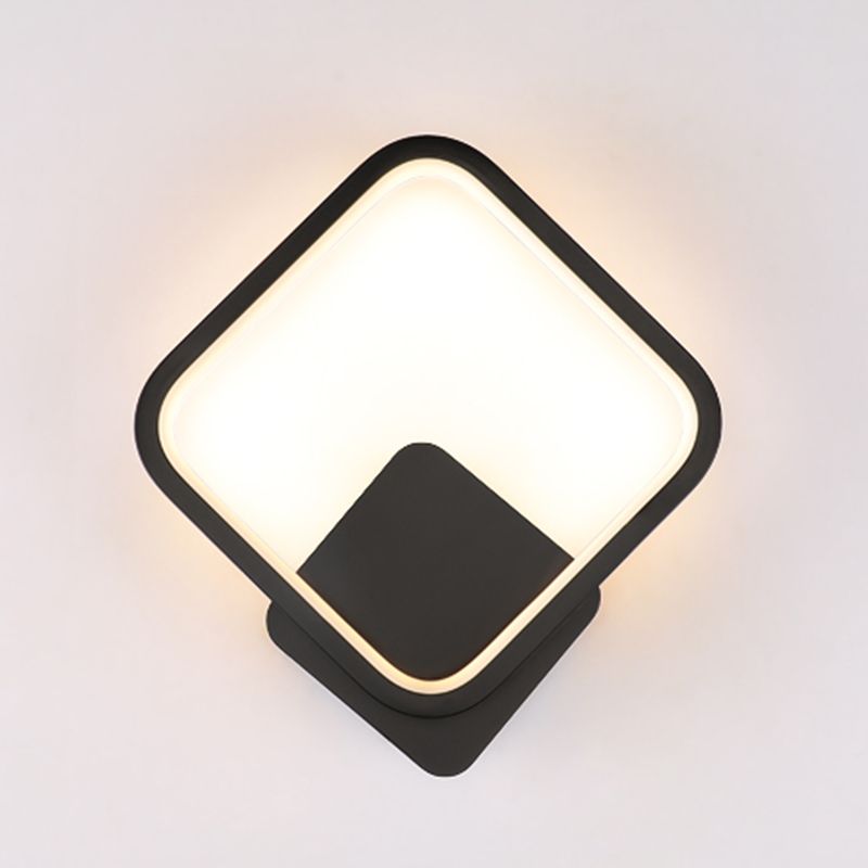 1-Light LED Wall Mount Light Modern Simple Wall Sconce Light for Living Room