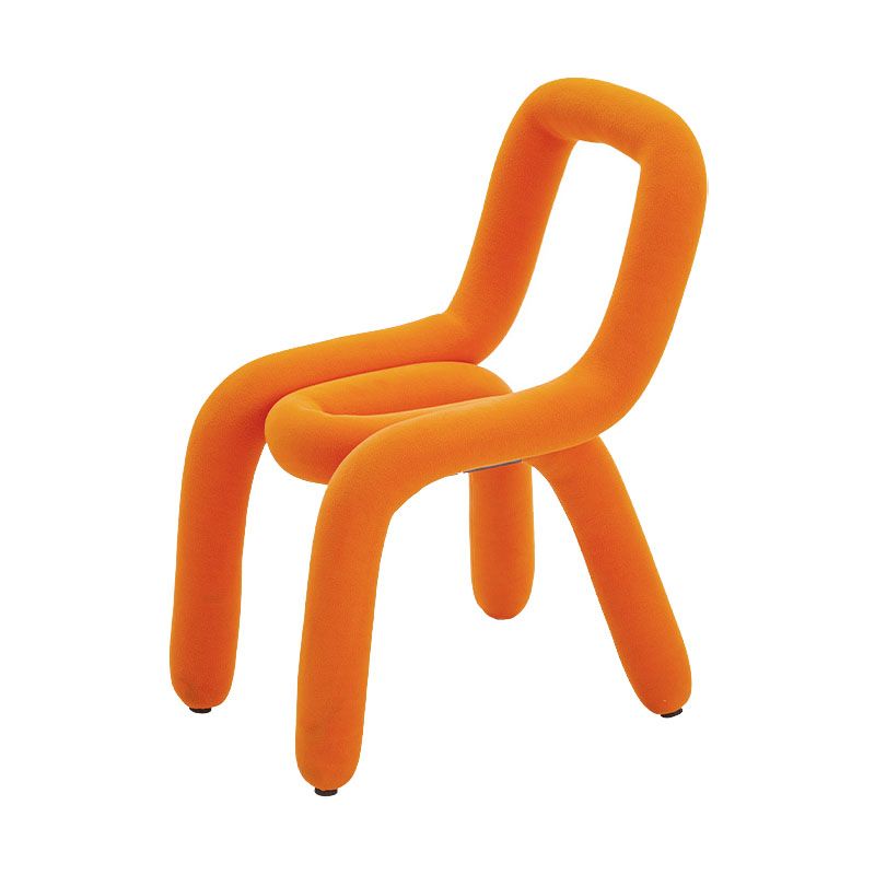 Modern Velvet Dining Room Chair Armless Metal Side Chair for Home Use