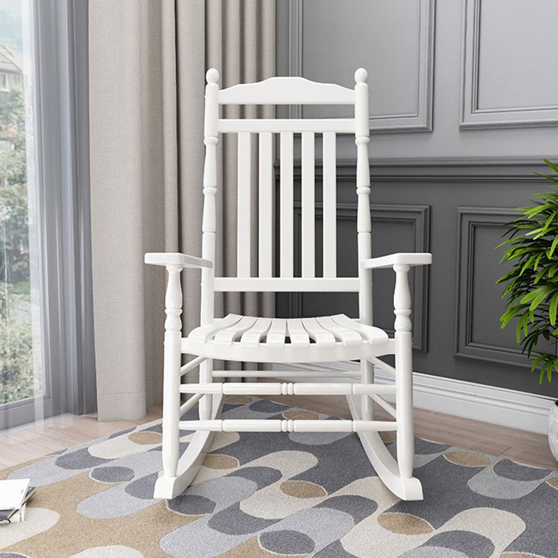 Solid Wood Rocking Chair Contemporary Rocker Chair for Living Room