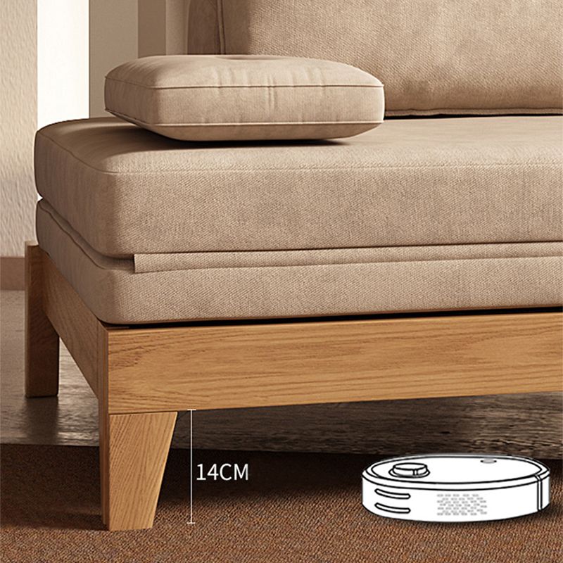 37" Wide Contemporary Futon Sofa Bed Pillow Back Sleeper Sofa