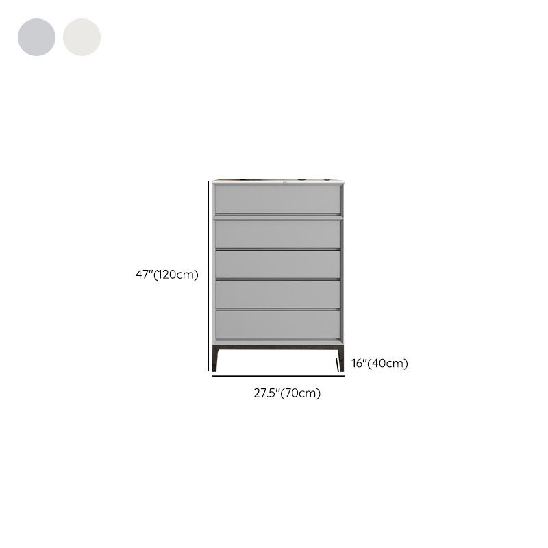 15.6-inch W Contemporary Dresser Stone Storage Chest Dresser