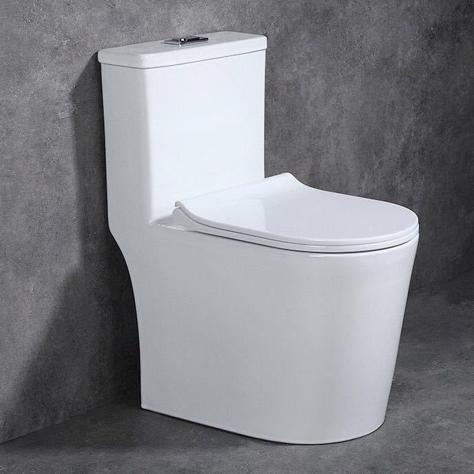 Modern All-In-One Toilet Bowl Floor Mounted Siphon Jet ABS Urine Toilet