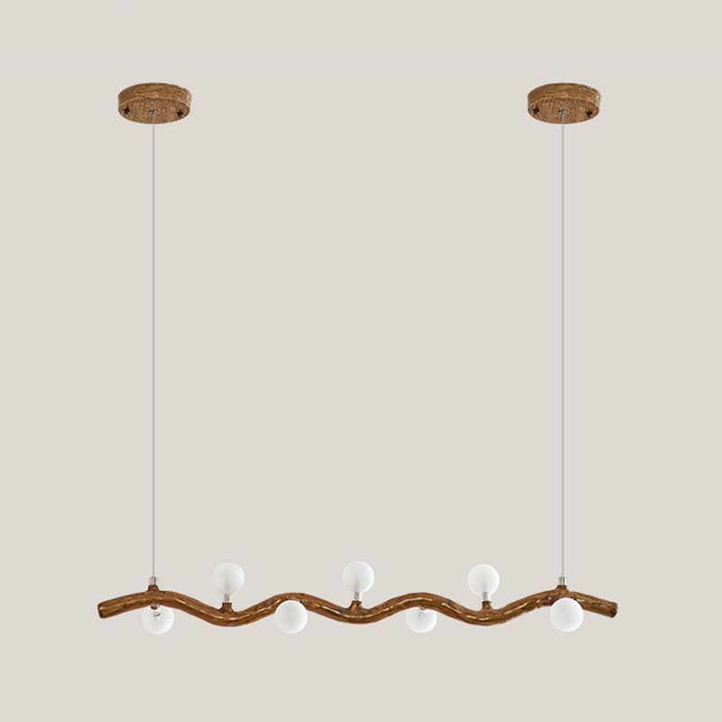 Modern Style Hanging Island Light Creative Hanging Lighting Fixture for Dining Room