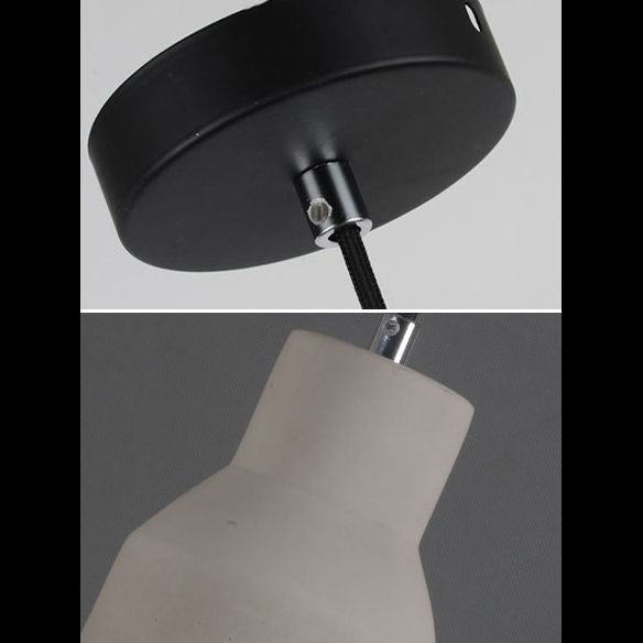 Grijs bel cement hangend lichtende Noordse stijl 1 lichte restaurant plafond hanger lamp