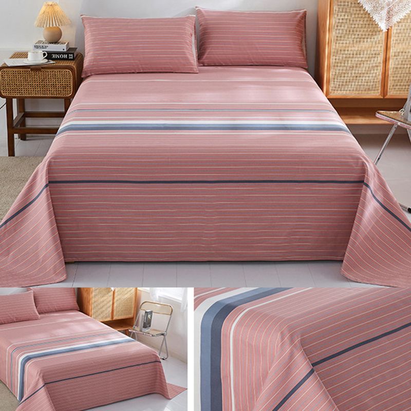 Breathable Full and Queen Bed Sheet Full and Queen Cotton No Theme Sheet Set
