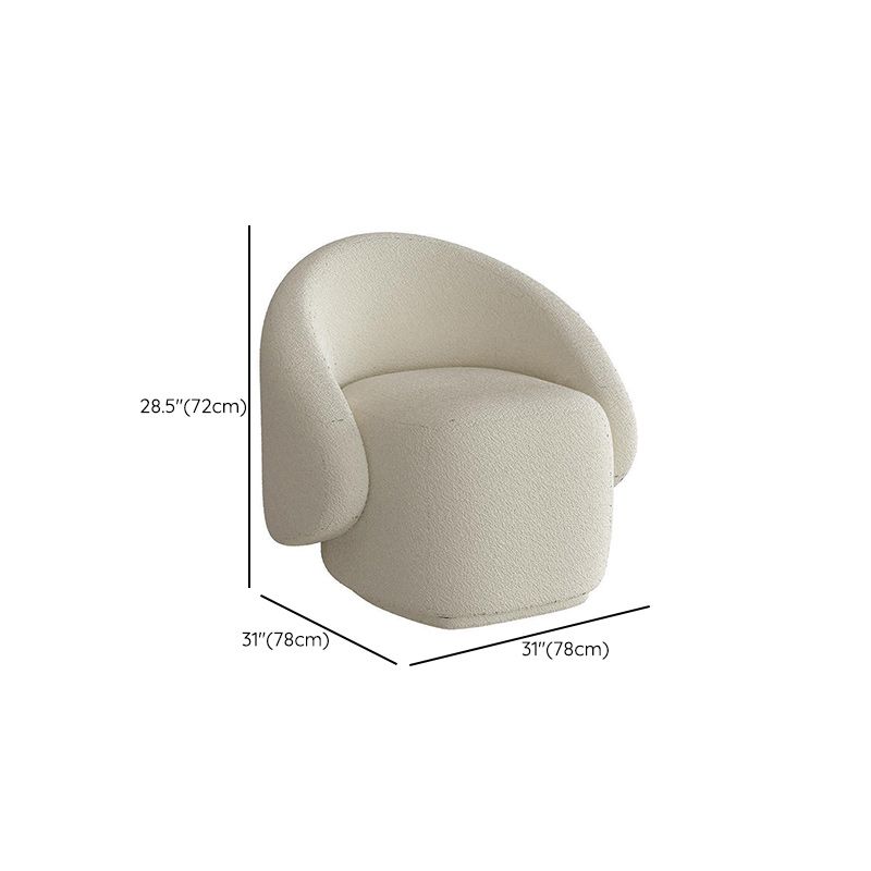 Contemporary Tight Back Sofa with Round Arm Couch Curved Settee Couch