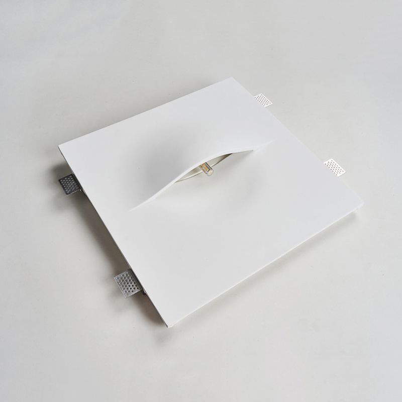 1-Light Square Wall Mounted Lamp Contemporary Stone Wall Lighting Ideas