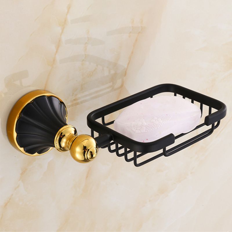 Traditional Bathroom Accessory Kit Towel Bar Bath Shelf Black Bath Hardware Set