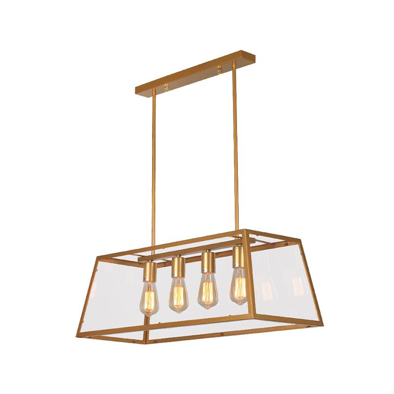 Industrial Island Light Simple Metal Pendant Lighting Fixture for Dining Room