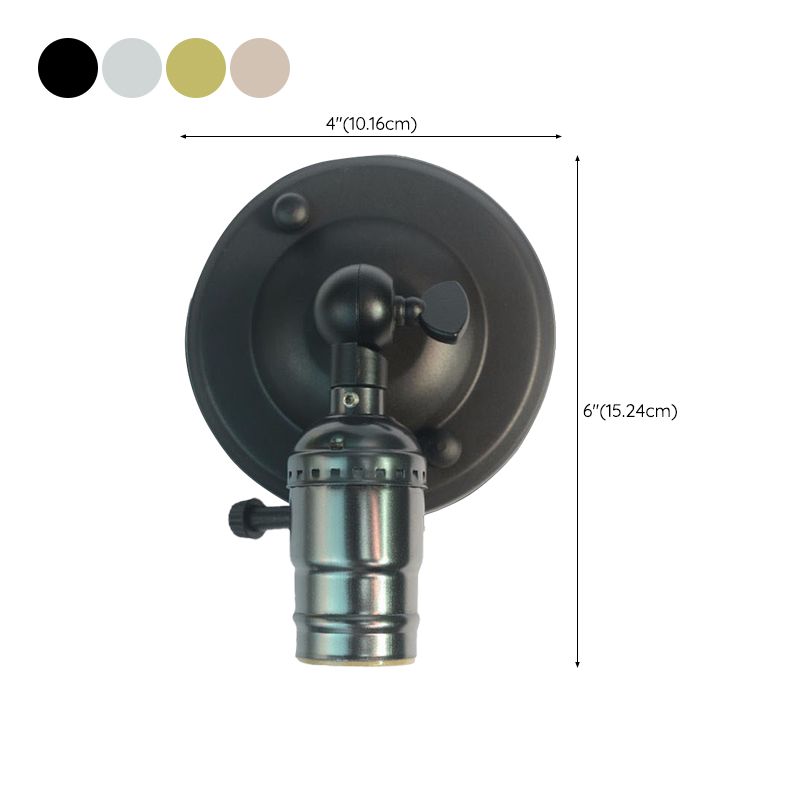 Contemporary Metal Wall Sconce Adjustable Linear Shape Wall Light for Living Room