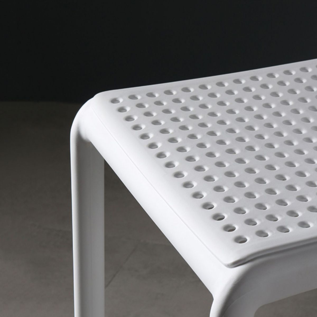 Taburete de comedor de cocina de plástico escandinavo