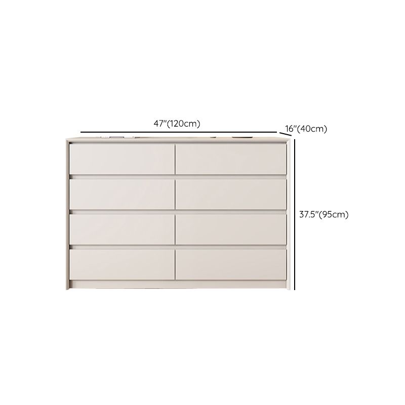 Modern Storage Chest Horizontal Storage Chest Dresser with Drawers