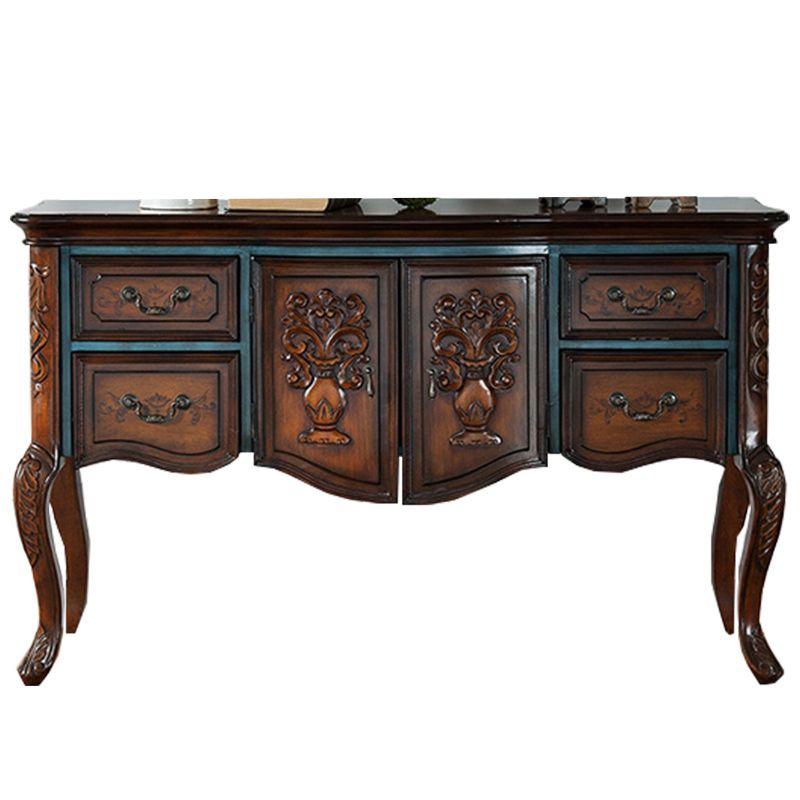 Rectangle Shape Contemporary Console Table Wood Console Sofa Table for Hall