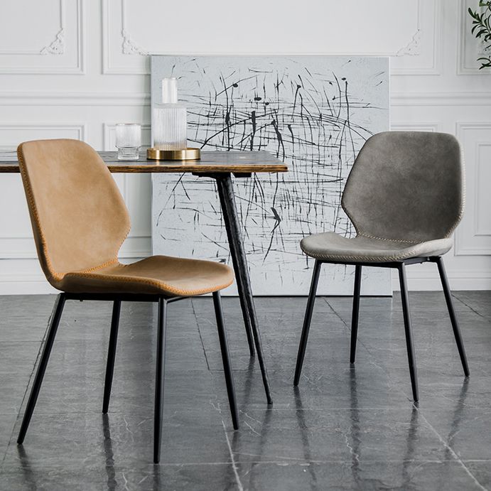 Moderne Metallküche Essnetzstuhl Schwarzer Flügelback Side Ess Side Chair