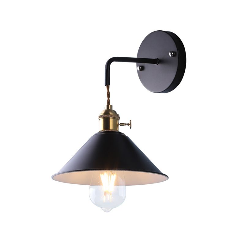 Modern Metal Shade Wall Mounted Lamp Simplicity Colorful Wall Sconce for Sitting Room