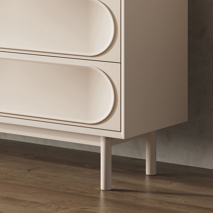 Ultra-Modern Double Dresser Birch Storage Chest Dresser for Bedroom
