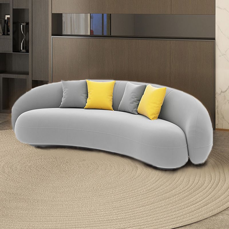 Scandinavian Tight Back Sofa with Tuxedo Arm for Apartment and Living Room