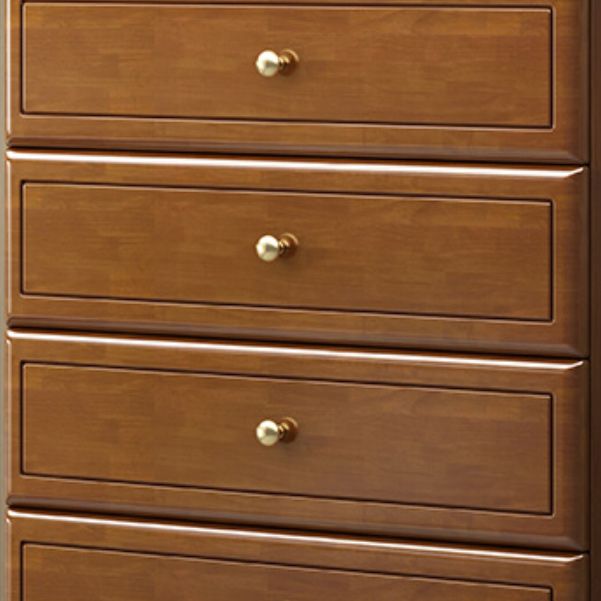 Modern Rectangle Accent Chest with Soft Close Drawers in Solid Wood